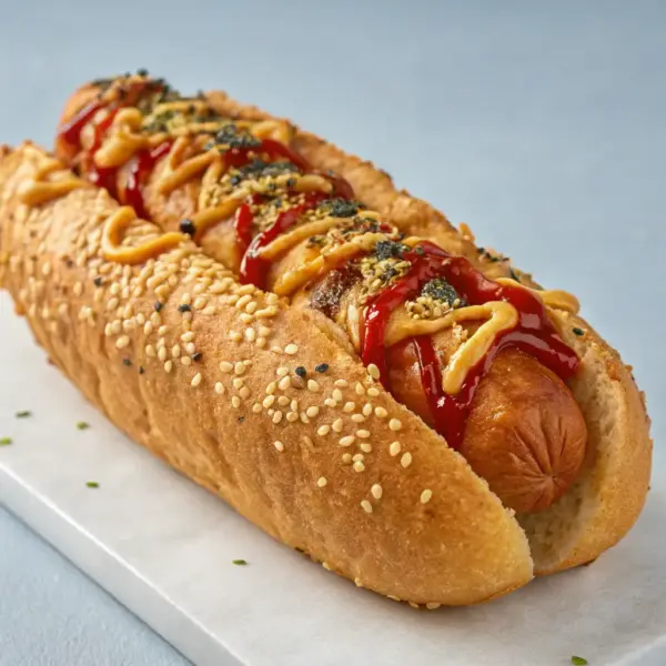 Spicy Kimchi Hotdog