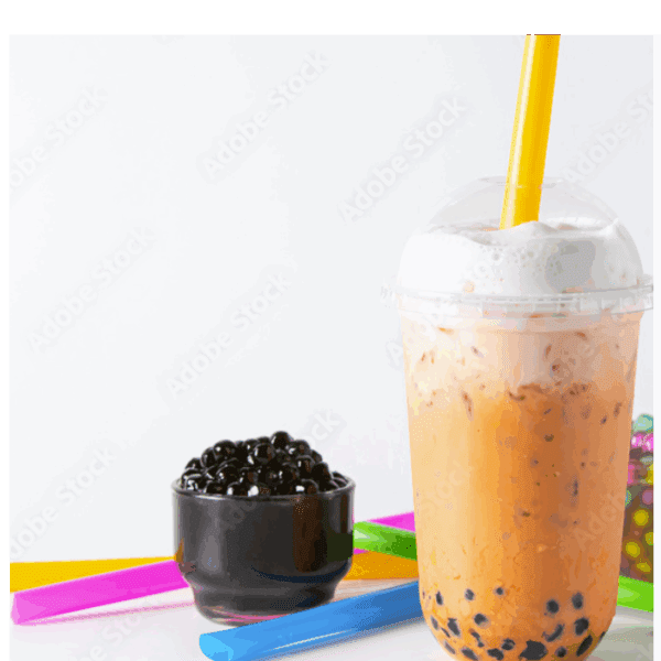 Bubble Milk Tea – Mango Milk Tea