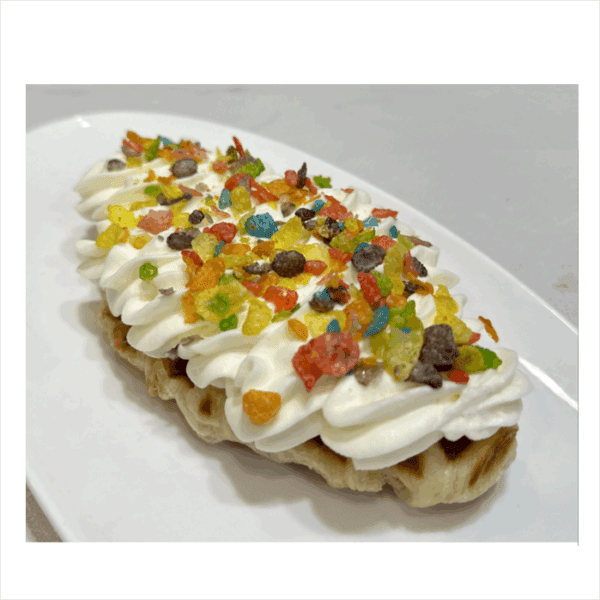 Fruity Pebbles Croffle